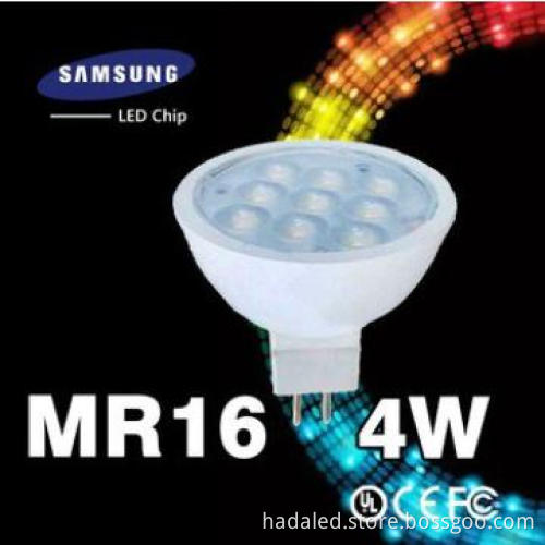 high brightness 4w Mr16 LED Spotlight
